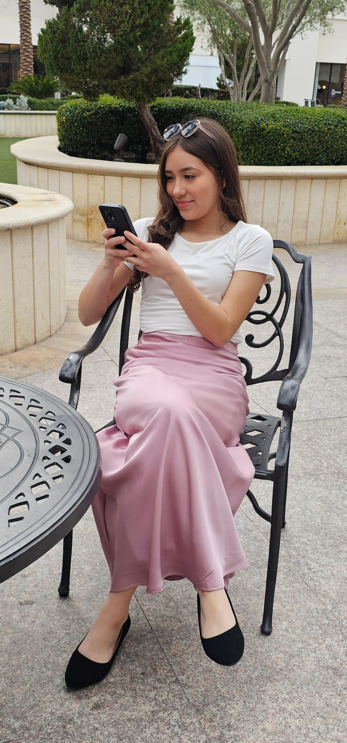 Pastel Pink Satin