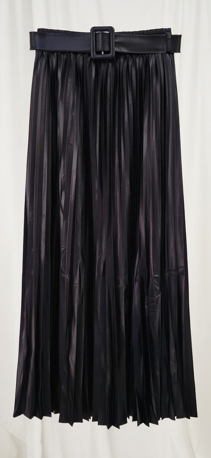 Black Pleated