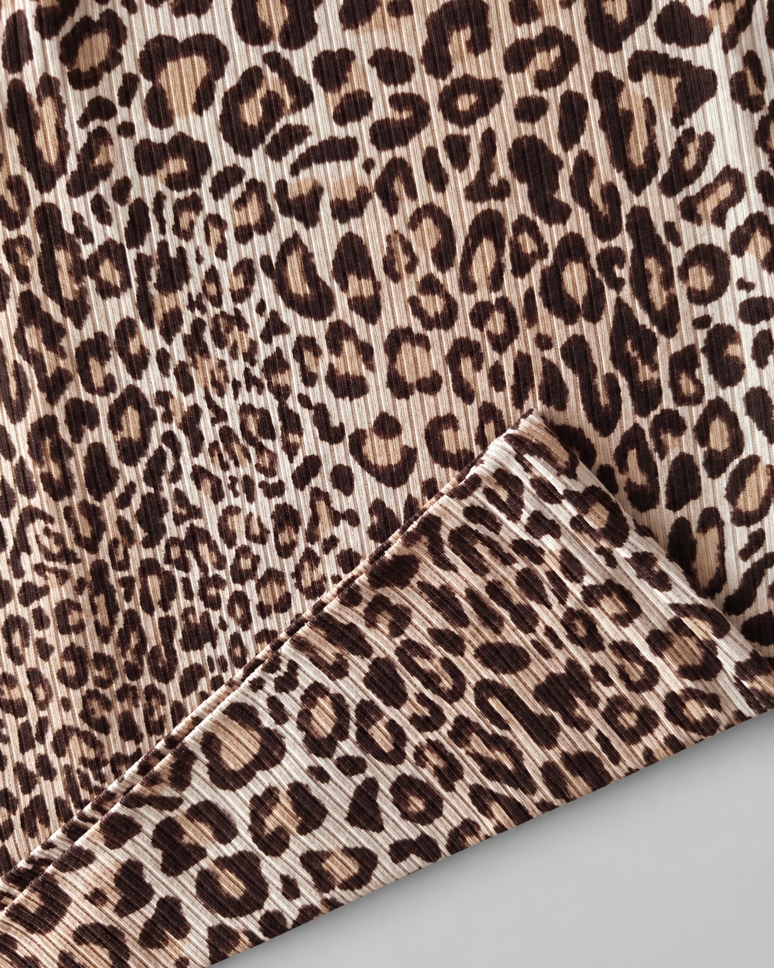 Double-Layer Leopard Print Maxi Pencil Skirt