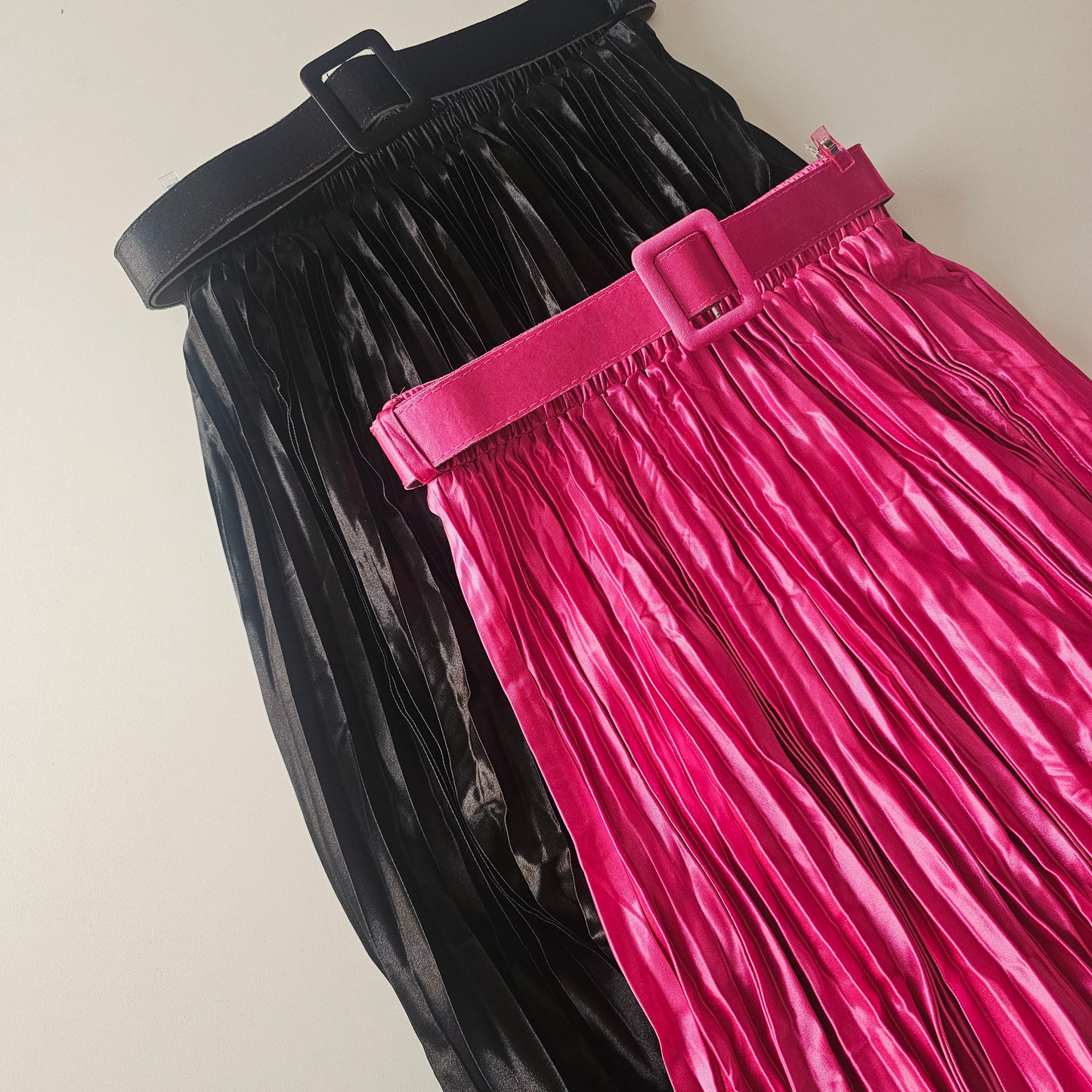 Black Pleated