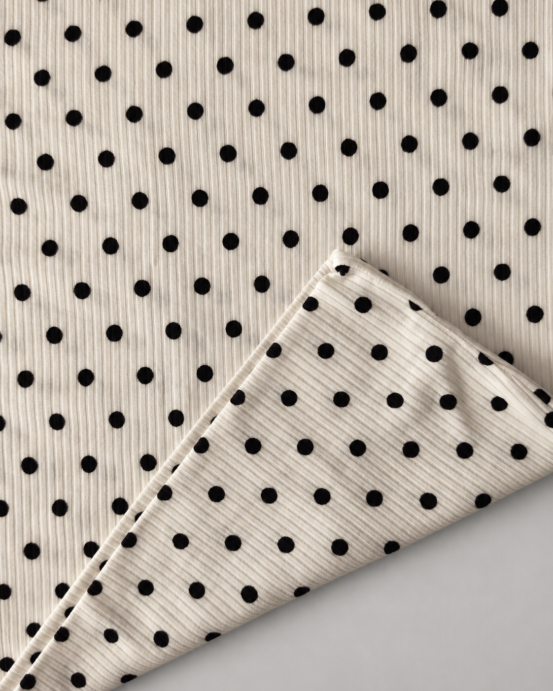 Double-Layer Maxi Pencil Skirt | White Polka