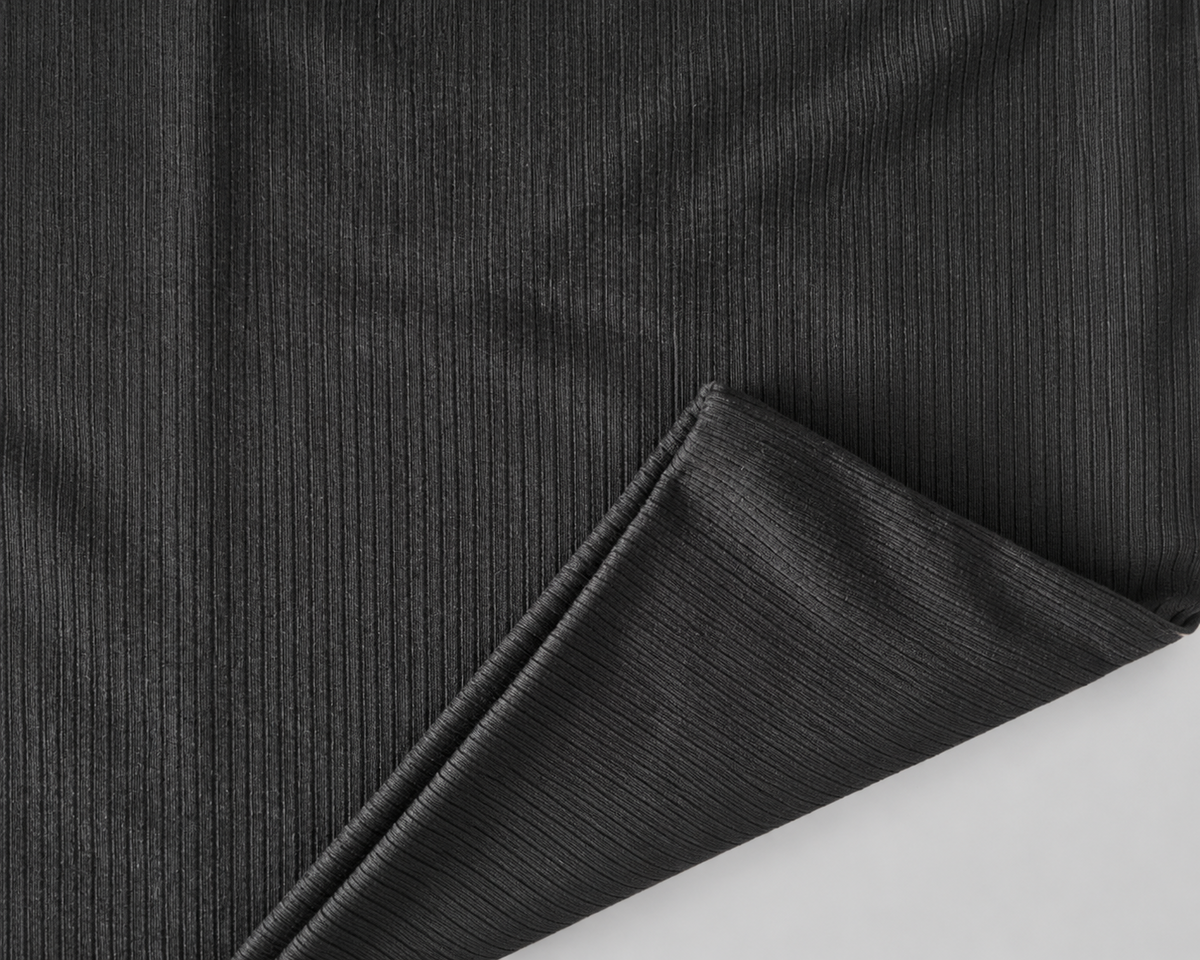 Double-Layer Maxi Pencil Skirt | Black