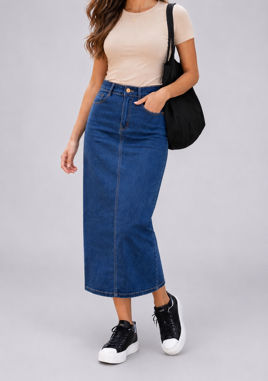 Indigo Denim Skirt