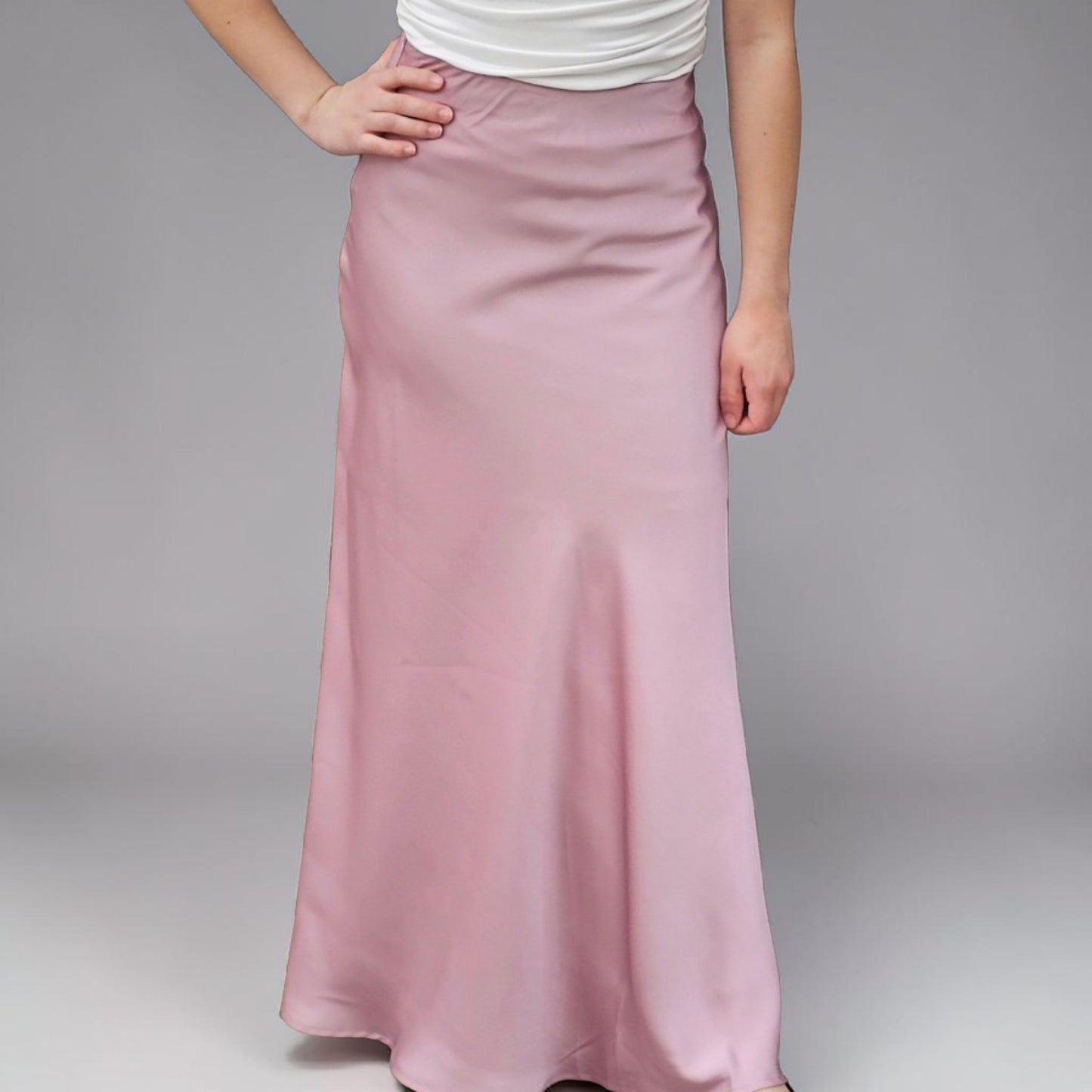 Pastel Pink Satin