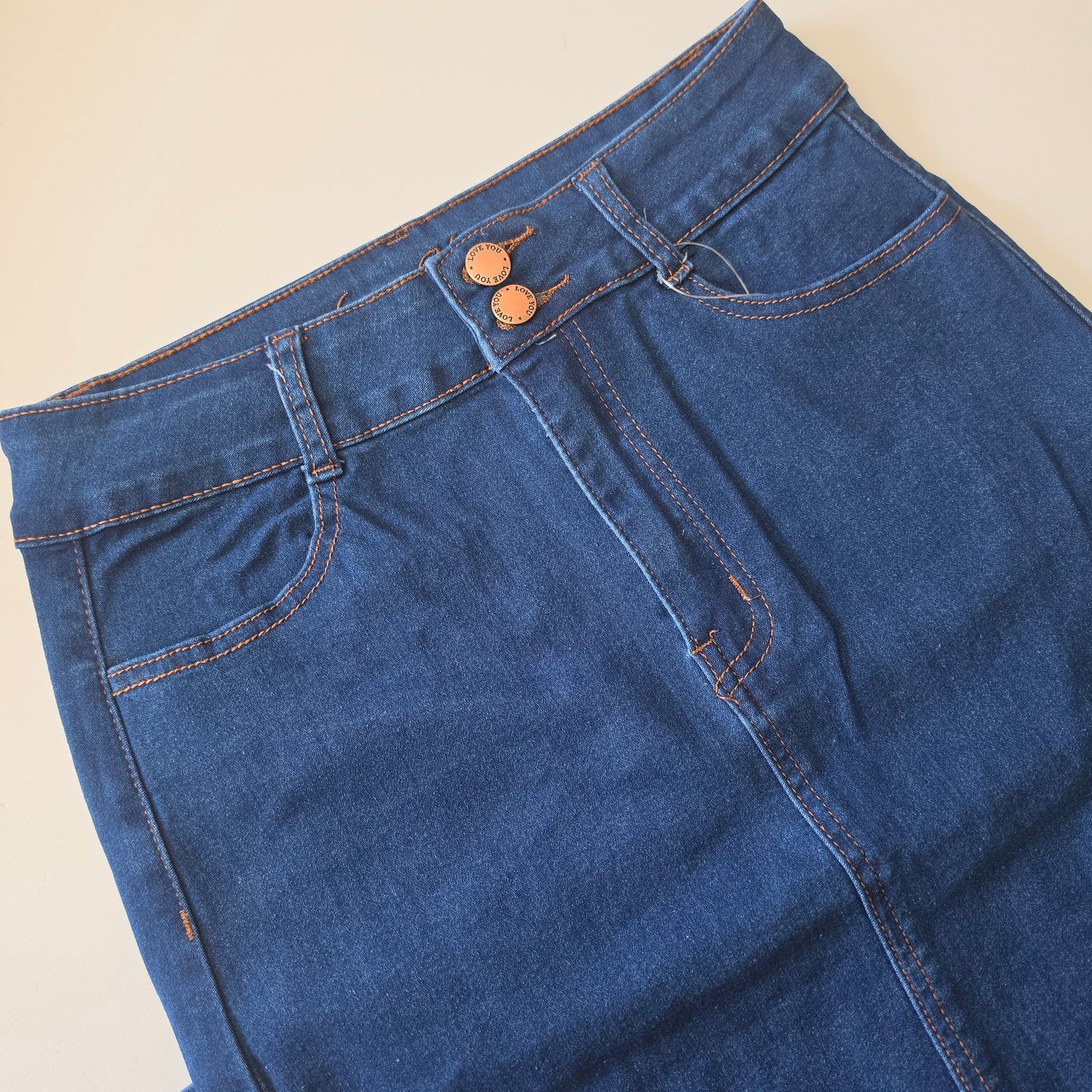 Indigo Denim Skirt